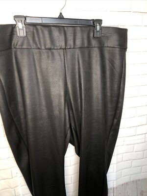 Lane Bryant Black Ponte Pull On Legging Size 22/24 NWOT