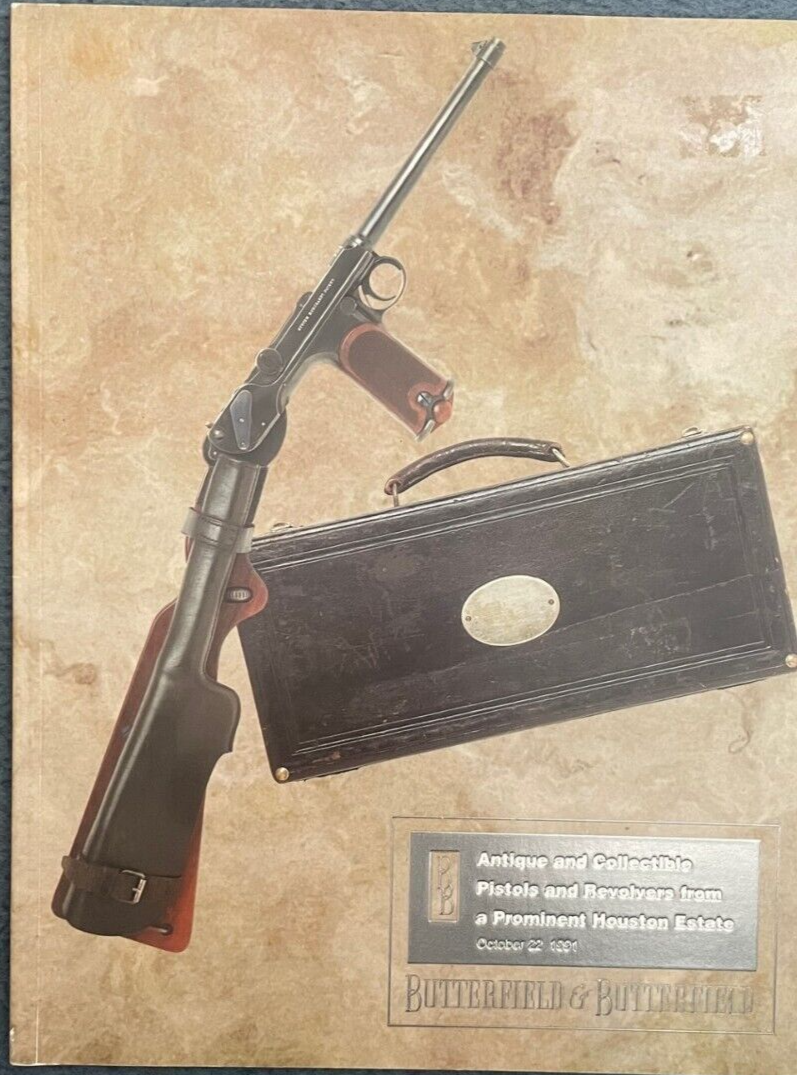 BUTTERFIELD Antique Collectable Pistols Revolvers Colt Luger Mauser