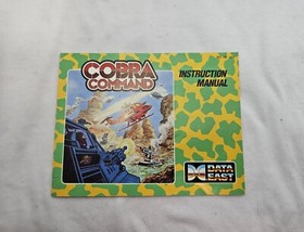 Cobra Command NES Complete Original Box & Manual Authentic Tested 