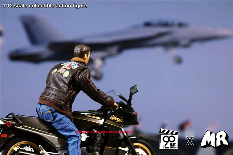 MR.FIGURE 1/12 Top Gun Pete Mitchell Tom Cruise Action Figure IN