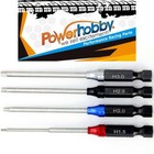 Powerhobby RC Hex Driver 1/4" Tool Set Metric 1.5, 2.0, 2.5, 3.0mm