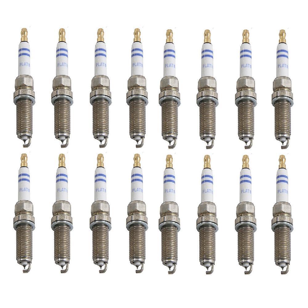 Bosch OE Fine Wire Double Platinum Set of 16 Spark Plugs For Mercedes C215 R230