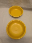Fiesta Ware MEDIUM CEREAL SOUP BOWL Yellow  6 7/8"   19oz - LOT OF 2