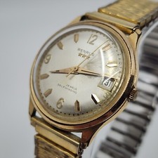 Men's Vintage 60's AUTOMATIC Gold Plated Watch BENRUS*** "39 Jewels"