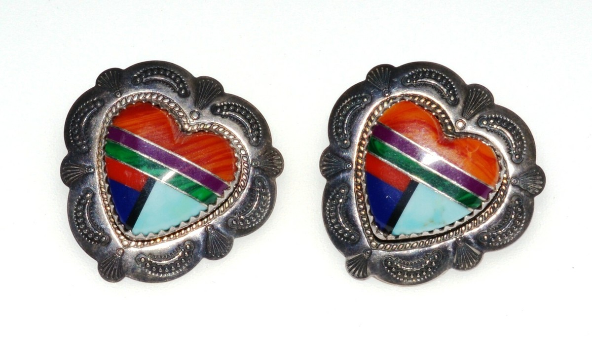 Quoc Turquoise Inc. QT Solid 925 Sterling Silver Gem Inlaid