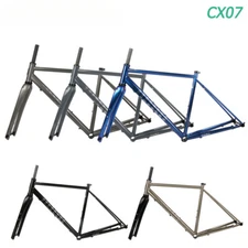 Road Bike Frameset with Carbon Fork 700C Gravel Off-Road bike Frame Disc Brake 