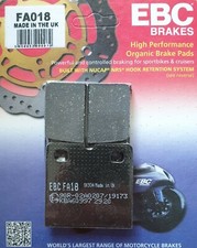 EBC/FA018 Brake Pads (Rear) for BMW K100, K1100LT, K1200RS, K75, R100RT, R1100RS