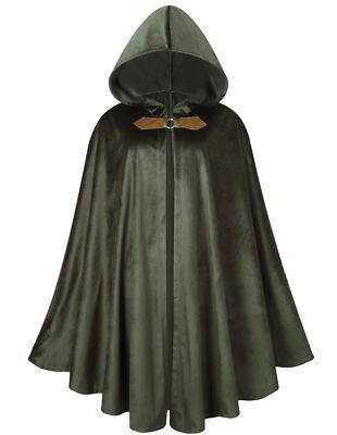 GRACEART Middeleeuwse uniseks vampiercape, gothic, cosplay-kostuum