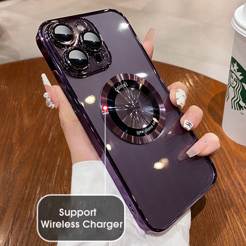 Magnetic Case For iPhone 14 Pro Max 15 14 13 12 11 Camera Lens Cover Mag Safe