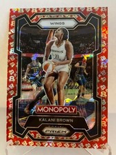 Kalani Brown 2024 Panini Prizm Chrome Monopoly Free Parking Insert #47