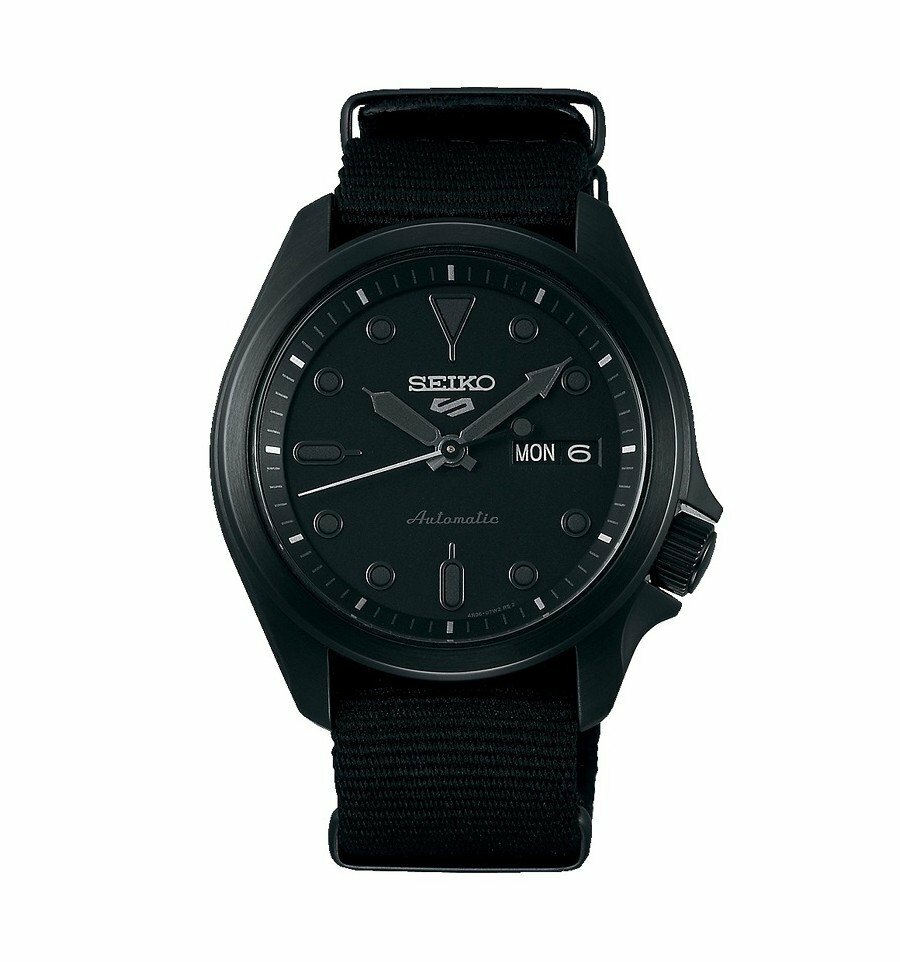 Seiko 5 Sports Men's Black Watch 