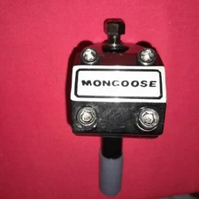 Vintage NOS BMX Mongoose Stem Neck bicycle bike part black Potts mod