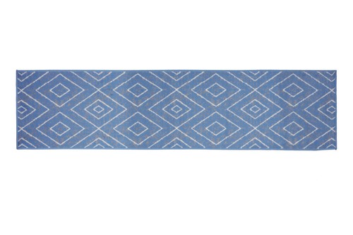 Diamant geometrischer Läufer - 2 Fuß x 8 Fuß marokkanischer Übergangsbereich Teppich - 517 - Bild 7 von 42