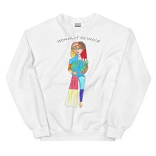 “Women of the World” Illustration Unisex Graphic Woman Empowerment Sweatshirt