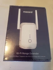 Macard WiFi Range Extender Model n300 - Supports 802.11ac/b/g/n - Up to 300 Mbps
