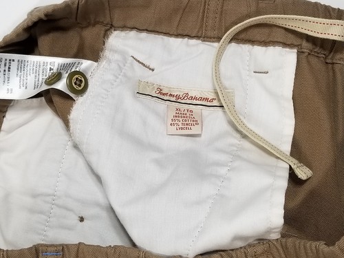 tommy bahama cotton tencel cargo shorts - brown - small