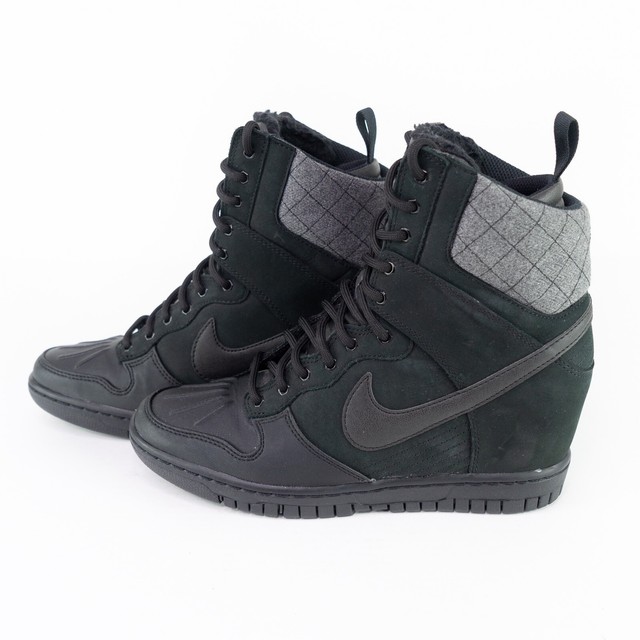 nike dunk sky hi black