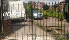 Drive Gate, Metal Iron Gate, Security Gate, Wrought Iron Gate, Gate 6 foot high.