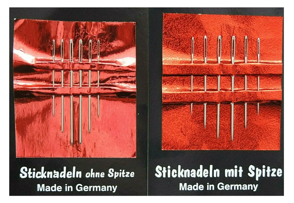 6-tlg. Sticknadeln mit Spitze Sticknadeln ohne Spitze Nähen Handarbeit Set