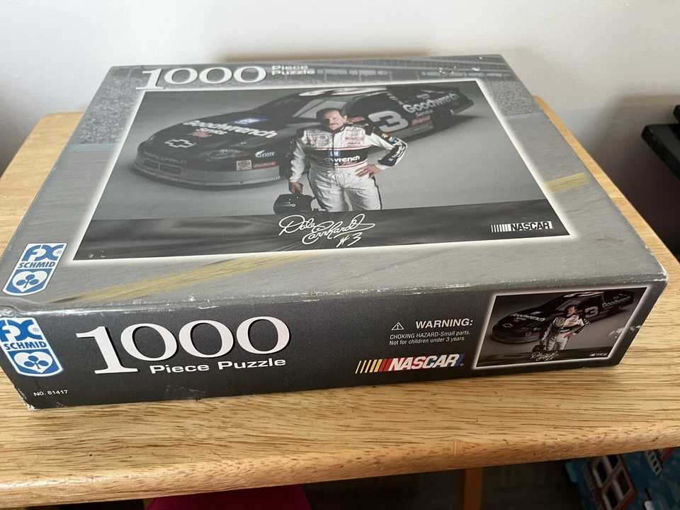 Rompecabezas FX Schmid Dale Earnhardt Sr 1000 piezas NASCAR carreras Chevy #3 coche Foto 4 de 4