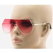 Oversized Sunglasses Shield Visor Fashion Trendy Designer Sun Glasses Lentes New