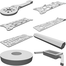 Frame Kit MHQ2 for Hovership Drone Compatible with Zippy 1500mAh Battery