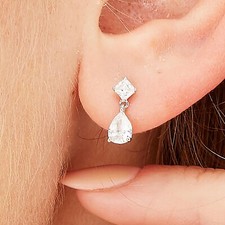 Nuovi orecchini in argento sterling 925 5A zircone per le