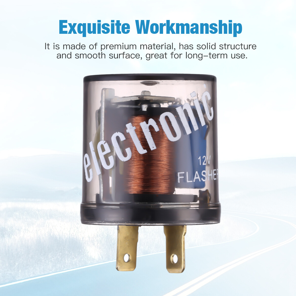 2Pin Variable Car LED Turn Signal Light Flasher Blinker Relay EF32 20