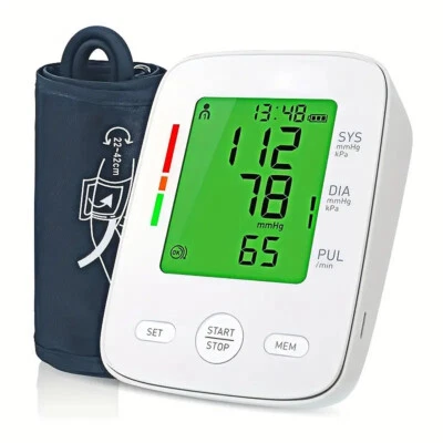WAJ FC-BP120 AUTOMATIC MEDICAL BLOOD PRESSURE MONITOR LCD DISPLAY WITH VOICE