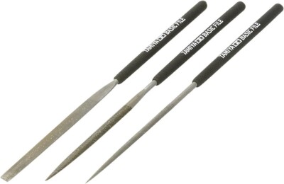 BS Tamiya CRAFT TOOLS Series 74104 No.104 Basic File Set Fine Double Cut New