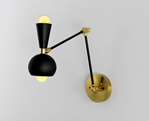 Italian Sputnik Wall Light Wall Fixture Lamps Mid Century Wall Sconce Pair Lamp - Picture 2 of 6