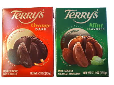 Terry's Dark Chocolate Orange and Mint Chocolate Festive Cravings