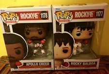 Funko Pop Películas Rocky 45th Rocky Balboa Figura Vinilo Apollo Creed Lote de 2 Nuevo en Caja