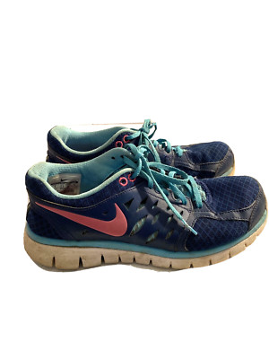 Nike Women's Size 8 Sneakers Blue Flex 2013 Run Training Running Shoes