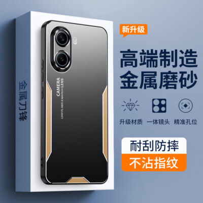 For Xiaomi Poco X7 Pro, Phone Case Shockproof Metal Aluminum Soft Side Cover