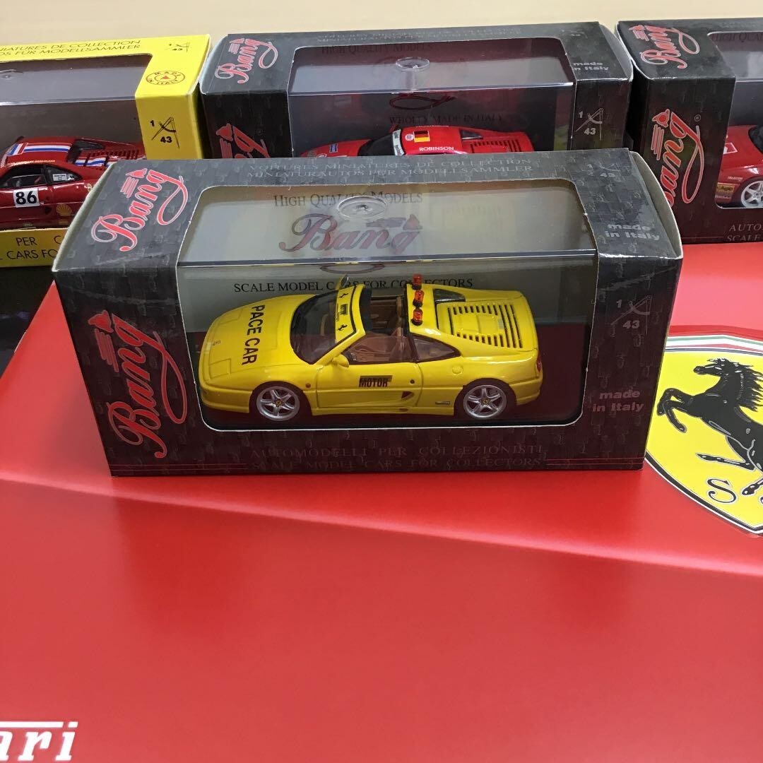 ミニカー Bang Ferrari 355 GTS 1/43 1/43 Bang Ferrari 355 GTS Pace Car Misano 1996 Yellow w/ Box