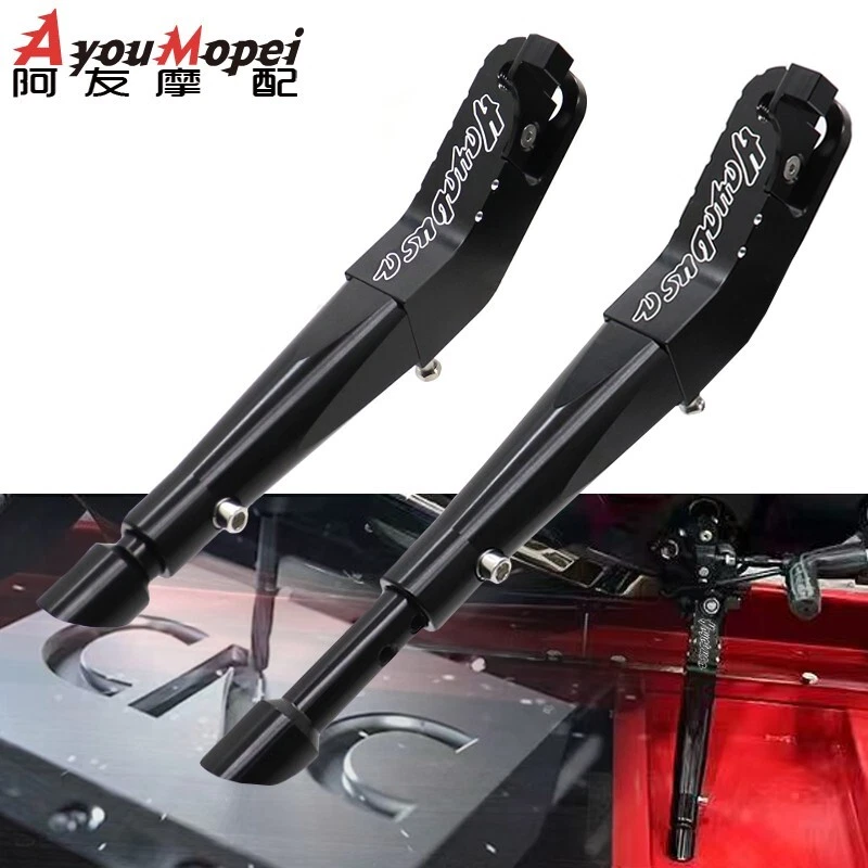 Kickstand Lowered Adjustable Side Stand For SUZUKI HAYABUSA GSX1300R 1999-2024 - Image 3 of 4