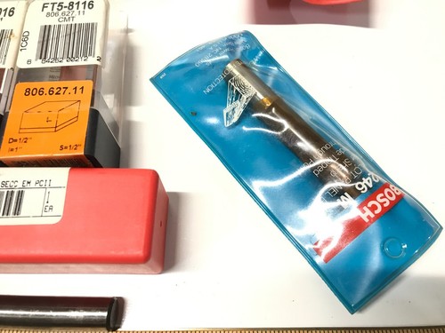 Lot of 7 different CMT BOSCH EAGLE & MORE Router Bits Lot ALL NEW - Picture 7 of 9