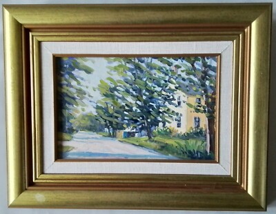 VINTAGE LANDSCAPE PAINTING SIGNED SINCLAIR-LOOK !