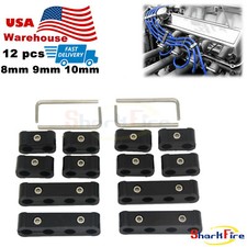 12pc Aluminum Spark Plug Wire Engine Cable Separator Divider Organizer 8 910mm 12pc Aluminum Spark Plug Wire Engine Cable Separator Divider Organizer 8 910mm
