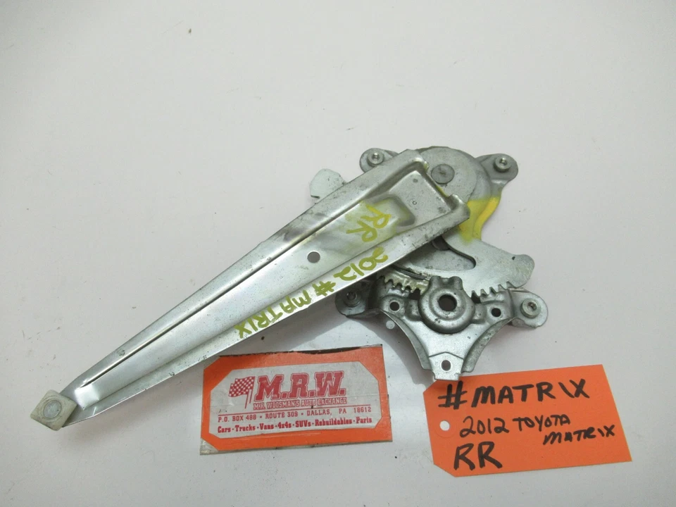 VIDRO REGULADOR DE JANELA PORTA para MOTOR TRASEIRO DIREITO RR compatível com TOYOTA MATRIX SCION XB - Imagem 2 de 3