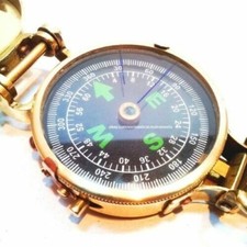 MILITARY BRASS COMPASS LENSATIC COMPASS OUTDOOR CAMPING HIKING COMPASS