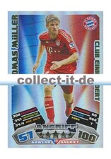 Match Attax 12/13 - 489 - THOMAS MÜLLER - FC Bayern München - Club Einhundert