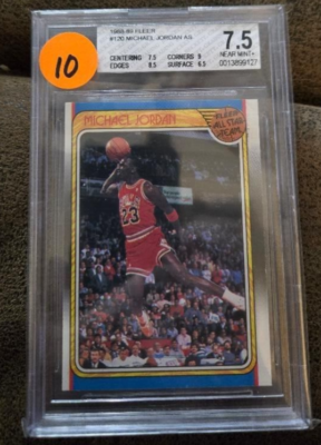 1988-89 Fleer Michael Jordan AS BGS 7.5 #120 | eBay