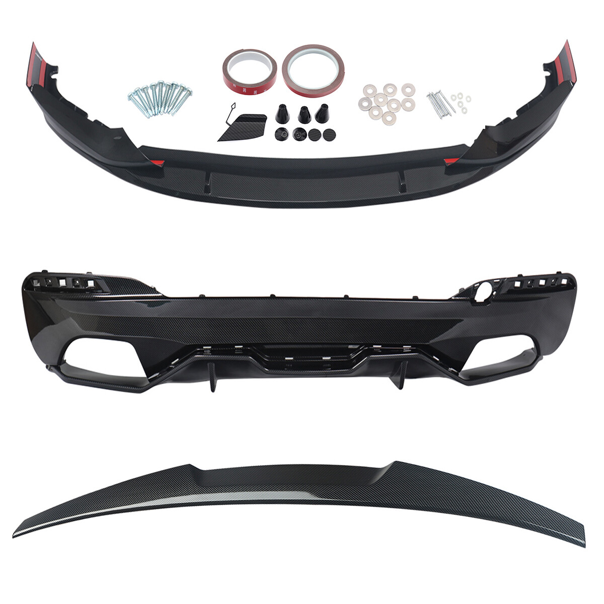 For BMW G30 M Tech MP Style 2017-2019 Carbon Fiber Style Aerodynamic Body Kits