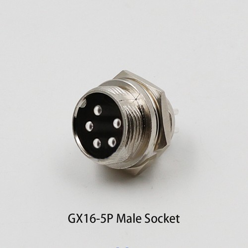 GX16 Aviation Plug + Socket Cable Connector Panel Mount 2-10 Pin M16 Male Female - Picture 23 of 28
