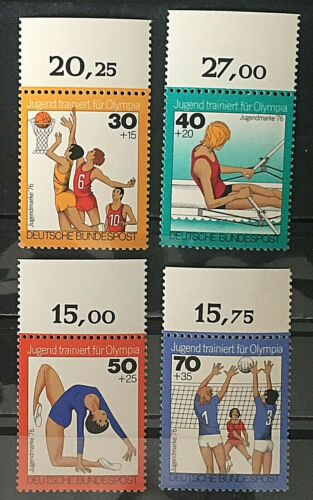  Bund Michel n°882-885 timbre neuf** avec bordure en haut (1976) - Photo 1 sur 1