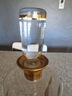 VINTAGE Gold Floral and GLASS DECANTER and Seven Shot GLASSES SET — photo 6