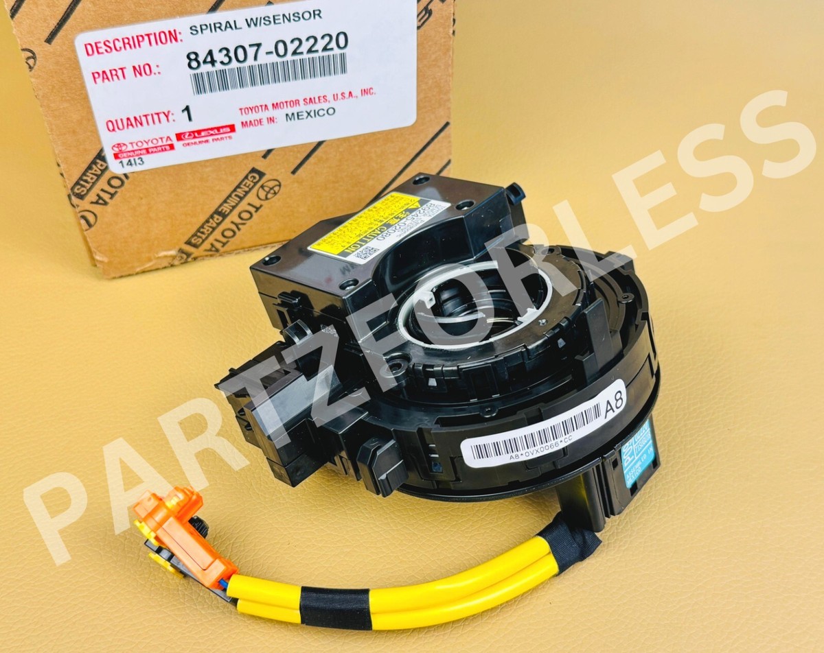 84307-02220 TOYOTA GENUINE CABLE SUB-ASSY, SPIRAL W/SENSOR  