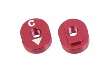 Corally - Aluminum Eccentric Camber Nut - C - 0 Degree - 2.0 Degree - 2 pcs